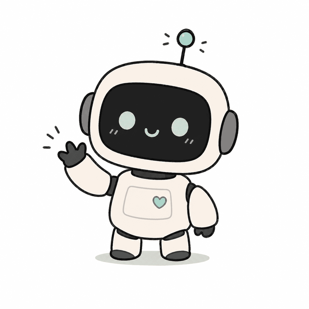 Gumi, a friendly robot ranking assistant, waving hello
